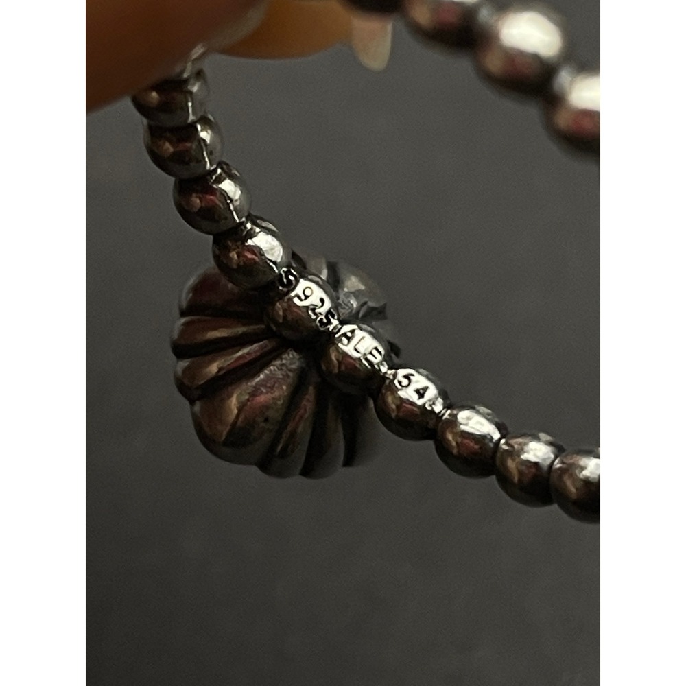 Lois Hill and Pandora Turquoise Stacking Rings Set Sterling Silver Balinese - Picture 13 of 16